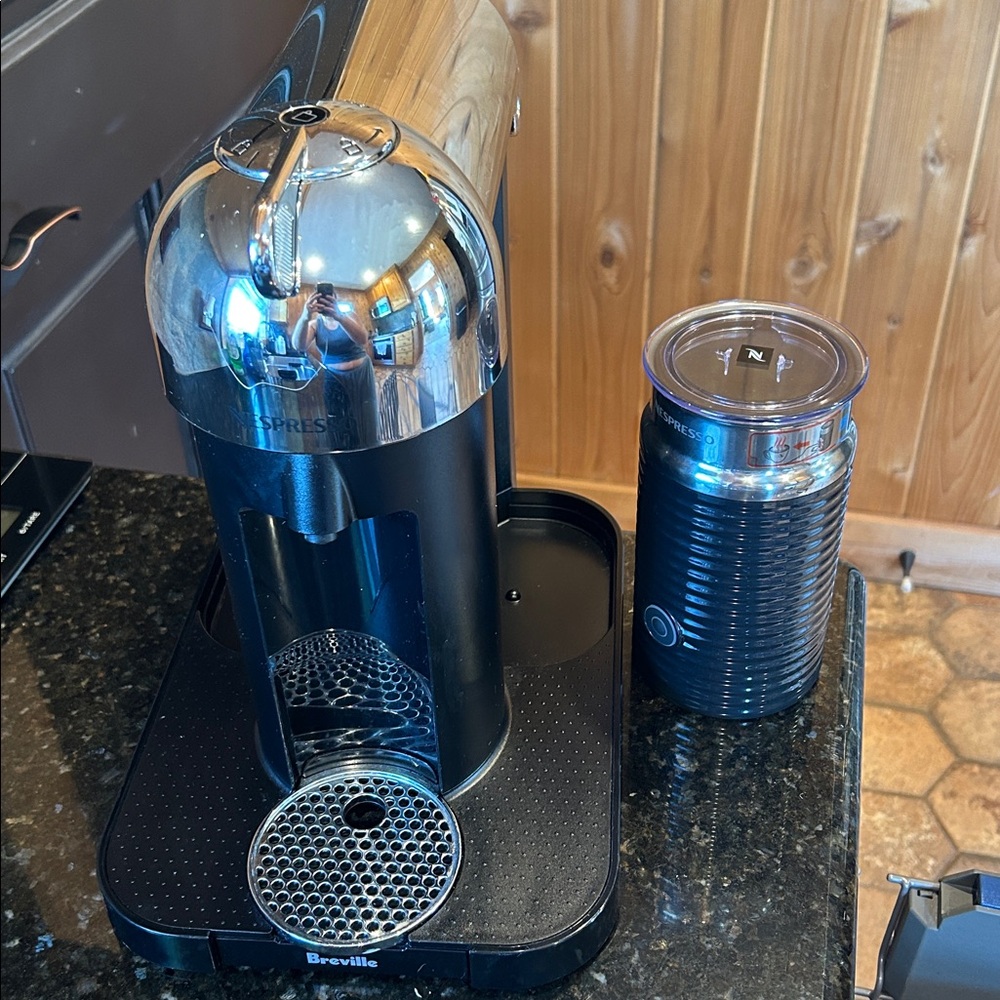 Nespresso Vertuo Coffee Machine with frother